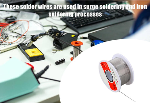 50g 0.3mm Tin Rosin Core Soldering Wire, Sn60 40 Flux 1.2% for Electrical Circuit Board DIY Home Appliance Repair