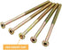 10 Pcs Crib Screws M6 x 100mm Zinc Plated Hex Socket Head Cap Screws for Furniture