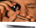 Static Resistant Tweezer, Precision HRC40-45 Thermal Insulation Stainless Steel for Electronics Repair, Soldering