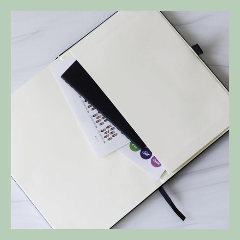 RICCO BELLO Undated Weekly Planner To Do Notebook - Hardcover for Work, School, Home with Pen Holder, Bookmark, Band
