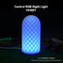 6PCS 001 H2D/X1/P1P/A1 3D 5V Remote Control RGB LED Lamp Kit with Power Off Color Storage for Bambu Lab Includes Button