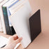 BIBABLYKE L-Shaped Bookends Book Holders Shelf Book End Book Stoppers Book Rack Desk Organisers for Books Magazines