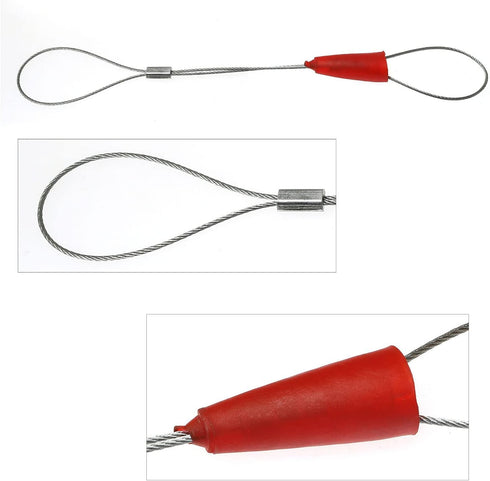 Cable Puller RLECS 6pcs Wire Traction Fish Tape Fastener Tool, Portable Cable Puller for Electrical Fish Tape