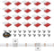 BTF-LIGTHING Transparent Strip Light Clips,Self Adhesive with Screws Mounting Holder, 20Pcs LED