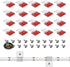 BTF-LIGTHING Transparent Strip Light Clips,Self Adhesive with Screws Mounting Holder, 20Pcs LED