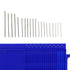 21Pcs Metric Mini Micro Drill Bit Set, HSS Twist Bits with Mini Pin Vise & Plastic Case for DIY