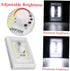 2pcs Bedside Wall Lights Night Light for Corridor Cabinet Wardrobe Bright Cob Switch Lamp for Stairs Indoor Use No