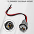2PCS T15 Harness Pigtail Socket, 194 Bulb Socket Tail Light Wire Harness for GM Chevrolet