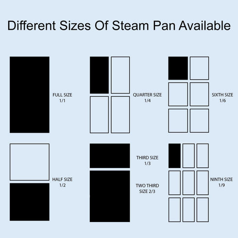 Excellante 2-Inch Deep Half Size Perforated Steam Pans