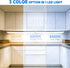 2FT, 20W 2400LM 3 3500K/5000K/6500K, 24-inch T8 (2-Pack) CNSUNWAY LED Shop Light | Color Changing Under Cabinet Lights