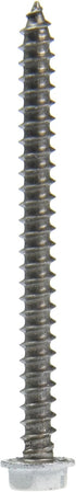 White Hex Head Sheet Metal Screws 8 x 2, Piece-12, 014973187057
