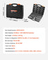 Set, 60-Piece T6-T70, TT6-TT70, TP8-TP60, E4-E24, S2 1/4 3/8 1/2 VEVOR Torx Bit Socket and External Torx Socket Alloy