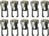 Generic Downlight Panel Lamp Spring Clips Recessed Lighting Accessories Spotlight Brackets
