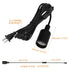 Zevnico 2 Pack 15ft E26 E27 Bulb Pendant Light Cord Socket, Hanging Lamp Socket with ON Off Switch, Base Black Lantern