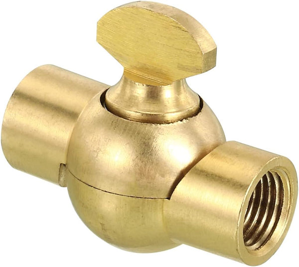 PATIKIL M10 Sloped Ceiling Adapter, Rotatable Swivel Hanging Angled Brass Light Fixture