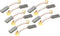 uxcell 10Pcs Carbon Brushes, 20mmx8mmx4mm for Band Sealer Motor, Power Tool Replacement Repair Parts