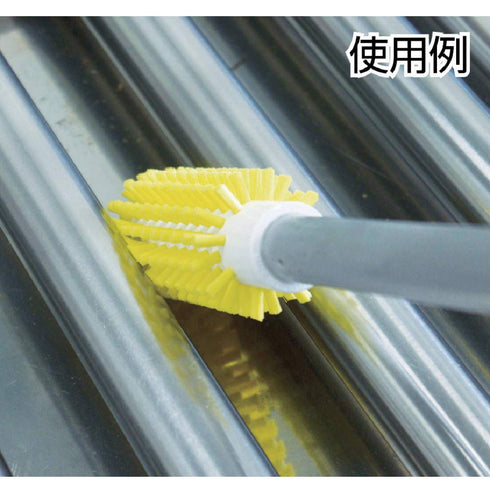 Vikan 5380-103-3 Stiff Tube Brush, Polyester, 3-7/8" x 6-1/2" OAL, Blue