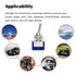 Gikfun MTS102 Mini Toggle Switch, 2 Position 3 Pins for Arduino, Pack of 10pcs
