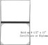 Smooth Diploma Certificate Cover 8 1/2" x 11", Black