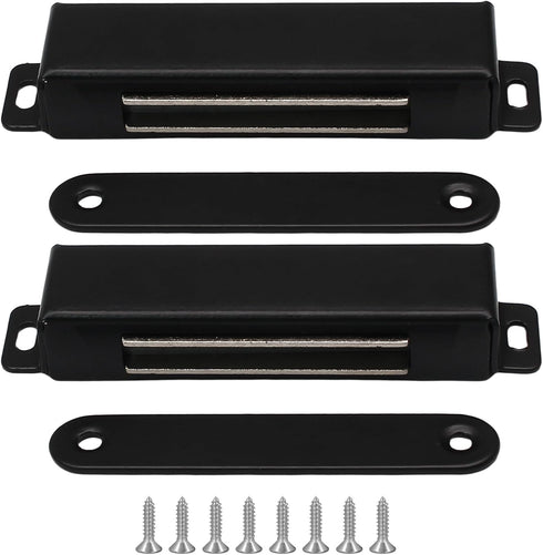 Jersvimc 2Pcs Large Cabinet Door Magnets Heavy Duty Catch Magnetic Door Catch, Magnetic