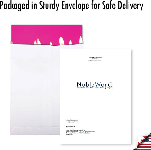 The Best Card Company Large Birthday Card with Envelope (8.5 x 11 Inch) - Fun Celebration Card for Birthdays