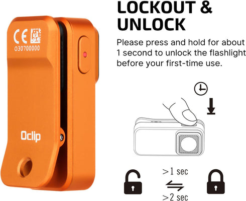 300 OLIGHT Oclip Rechargeable EDC Flashlight Lumens Dual Sources Compact Pocket Clip Light, Convenient USB C Charging