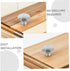 2pcs TEHAUX Shower Grab Bars Suction Cup Adhesive Door Handles for Glass Cabinets Drawers No Drilling Needed