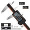 HARDELL Digital Caliper, 6 Inch Stainless Steel Measuring Tool, Large LCD Screen, Electronic Micrometer