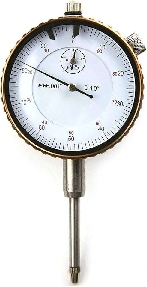 Nortools Dial Indicator 0-1" AGD SPEC 0.001" with Graduation Travel Lug Back, 2" Dial Diameter