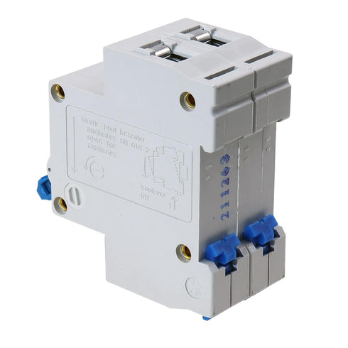 2 Pole 400V Low-Voltage Miniature Circuit Breaker 16A Din Rail Mount DZ47-63 C16