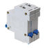 2 Pole 400V Low-Voltage Miniature Circuit Breaker 6A Din Rail Mount DZ47-63 C6