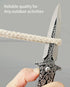 Folding Knife Stainless Steel Blade - 3D Retro Embossed Pattern, Pocket Clip for Men