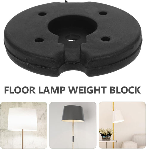 Counter Replacement Iron Base for Tall Floor Lamp - Stable Weight