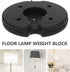 Counter Replacement Iron Base for Tall Floor Lamp - Stable Weight
