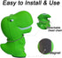 Six Senses Media Laundry Door Post 2.0, Dinosaur Doorstop, Modern Washing Machine Accessory in Dinosaur Colors