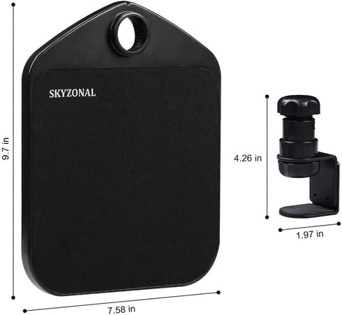 Ergonomic Mouse Platform Under Desk - Ergonomic Wrister Mouse Pad, Black