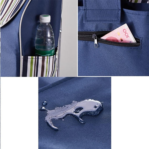 SH-gwtc 38L(Size:33x20x66Cm). Shopping Cart Bags/Trolley Replacement Bag Oxford Cloth Waterproof Storage Bag