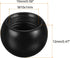 MECCANIXITY M10 15mm Pack 4 Lamp Finial Cap Knob, Dia. Female Nuts Lamp Decoration Accessories for Lamp Harp Top