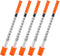 Geeddah 100PACK 1ML Syringe with 30G 5/16" 8mm Needle, Individually Wrapped Lab Supplies