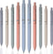 Chinco 10 Pieces Gel Ink Pens, Quick Dry Ink, 0.5 mm Retractable Fine Point Smooth Writing Pens