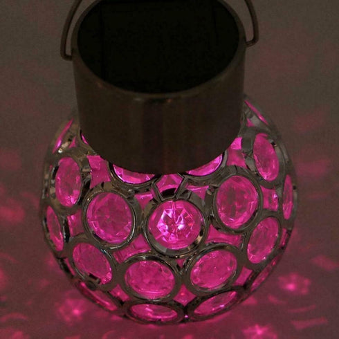 ansu Multi-Color LED Solar Lantern - Waterproof Outdoor Light