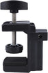 Qinlorgo 1.2cm 1/4in Universal Desktop C Clamp, Aluminum Alloy Cantilever Bracket Table Mount Clamp, and Hole, Desktop
