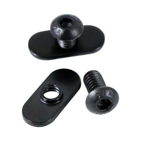 Zadery 1/4"-20 1/4"-20 1/2" 10 1.0'' 20Packs, Centered Slide in Economy T-Nut for T Slot Track with x Bolt, Applicable