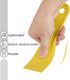 Bates Plastic Putty Knife Set, 6 Pack, Black & Yellow Plastic Scraper Tool for Painting and Spackling
