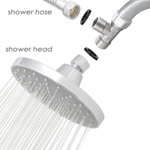Beduan Stainless Steel 1/2" G 3 Way Diverter, Movable Cap Flexible Tee Connector for Bidet, Sprayer, Shower Arm