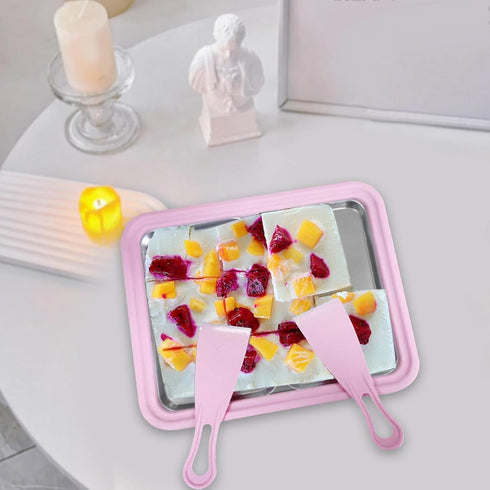 Fxzqgnh Ice Cream Manufacturer Manufacturer Easy to Wear Yogurt Machine for Yogurt Sorbets, pink