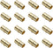 PEX Fittings 3/4 Inch, 12-Pack Lead-Free Brass Coupler Crimp Fittings for PEX Pipe Water Lines, Plumbing Projects