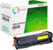 TCT Premium Compatible Toner Cartridge Replacement for HP 202A CF502A Yellow, Works with HP Color Laserjet Pro MFP