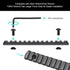 16 Pack M4 T-Nut Metric Camming Screw Replacement Sets, Compatible with Standard Rail Systems