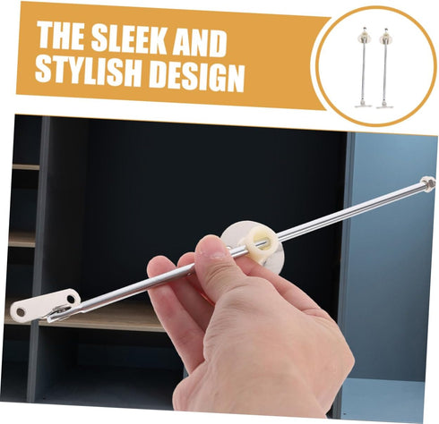 10 DOITOOL Drop Down Cabinet Door Hinges Drop Hinge Pcs Cabinet Support Rod Kitchen Cabinet Hinges Lid Support for Flap